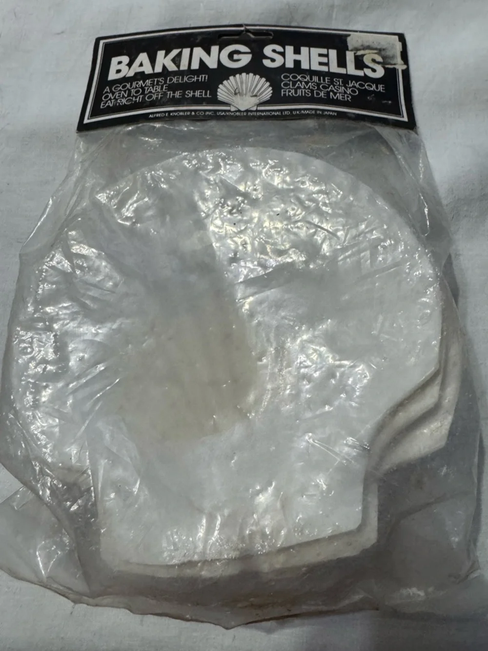 Rare Vintage Alfred E. Knobler Coquilles Saint-Jacques Shells A Gourmet Delight